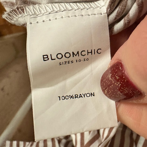 Bloomchic Striped Top with Ruffle Details - Picture 8 of 8